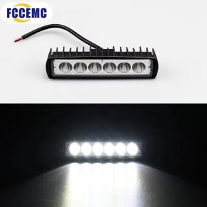 6 LED 자동차 작업 조명 높은 밝은 스포트라이트 범용 오프로드 자동차 트럭 운전 안개 헤드 라이트 DRL 운전 램프 12V