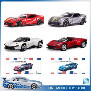 Bbugo 1:64 Ferrari DAYTONA SP3 812 Porsche 911 Competizione 합금 프리미엄 다이캐스트 차량 모델 True Scale Miniatures