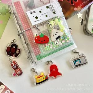 귀여운 일본 쇼와 빈티지 초기 스타일 음식 펜던트, 노트북 스크랩북 저널 앨범, DIY 데코, 귀여운 액세서리, Y2k, 1 개