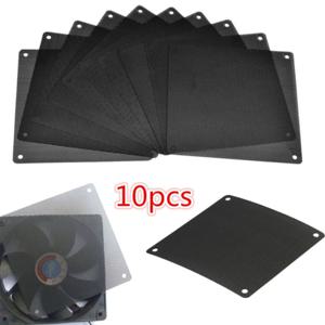 PVC PC 팬 먼지 필터 방진 케이스, 컴퓨터 쿨러 커버 메쉬, 120mm, 10 개