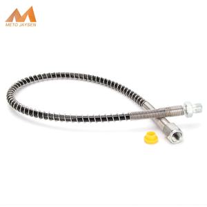 M10x1 스레드 40Mpa 400Bar 6000psi 50cm 길이 공압 펌프 공기 리필 고압 나일론 호스, 스프링 포장 포함