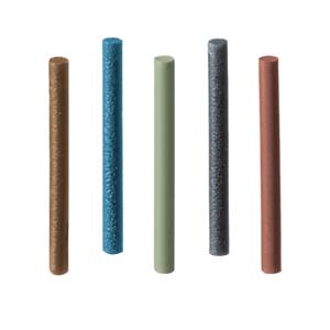 EVEFLEX 치과 금속 합금 연삭 미니 고무 실리콘 핀 폴리 셔 2x20MM 3X23MM 연마하기 어려운 영역 10 개/갑