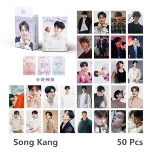 50 개/대 한국 스타 송 강 레이저 Lomo 카드 한국 드라마 내 악마 미니 엽서 HD 포토 카드 코스프레 선물