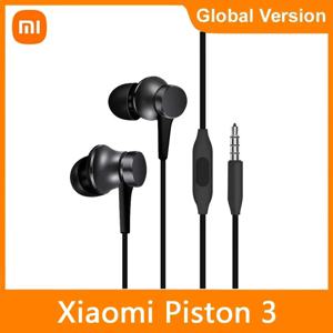 Original Xiaomi Piston 3 이어폰베이스 유선 3.5MM 이어폰 스포츠 헤드폰, 전화 용 마이크 헤드셋 포함 Xiaomi Samsung Huawei