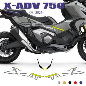 X ADV750 페어링 스티커 바디 장식 데칼 오토바이 스티커 혼다 XADV 750 X-ADV 750 2021-에 대한 안티 스크래치 PVC 스티커