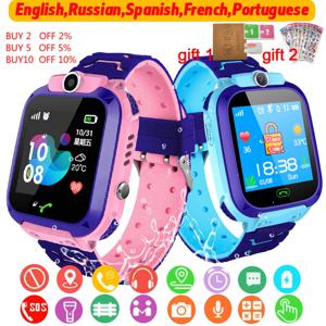 ﻿   어린이 스마트 시계 전화 4G Sim 카드 2G 인터넷 SOS LBS 위치 전화 어린이 SmartWatch 카메라 소년 소녀를위한 방수 시계