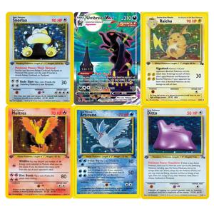 홀로그램 PKM 컬렉션 카드 PTCG 프록시 카드 블루 코어 종이 카드 키즈 PKM Vaporeon/SnorlaxDragonite/Blastoise