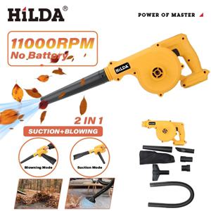 HILDA 18V 전기 공기 송풍기 2IN 1 진공 청소기 먼지 컴퓨터 수집기 ​​Makita 배터리 선물용 무선 휴대용 전동 공구