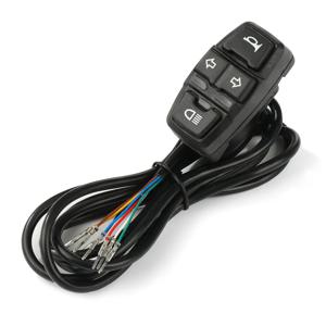 전기 스쿠터 스위치 액세서리 DK226 DK336 Ebike 프론트 라이트 혼 스위치 전자 자전거 버튼은 방향 지시등을 제어할 수 있습니다