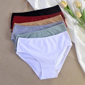 3 개/대 여성 섹시한 원활한 코 튼 팬티 큰 크기 속옷 여성 속옷 여자 6 솔리드 컬러 소프트 팬티 란제리 8815