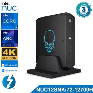 인텔 NUC 12 세대 NUC12SNKi72 코어 i7-12700H 프로세서 아크 A770M 16GB GDDR6 그래픽 썬더볼트 4 블루투스 5.2 게임 PC 데스크탑