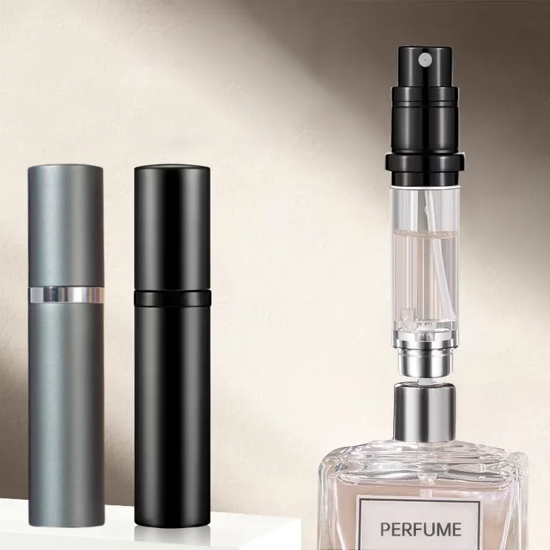 5ml 미니 휴대용 바닥 충전 펌프 향수 리필 스프레이 병 빈 화장품 용기 분무기 병 여행 리필
