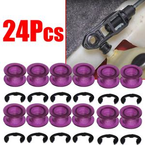Fiat Sedici/Suzuki Swift Sport/SX4/Alto 용 24pcs 기어 시프터 케이블 링키지 부싱 슬리브 양쪽 끝 그로멧 수정 수리 키트