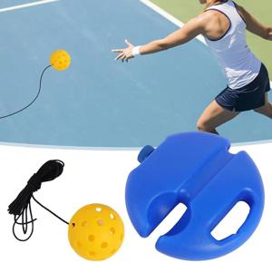 Pickleball 트레이너 테니스 트레이너 리바운드 볼, 스트링 걸레받이 포함, 자체 학습 테니스 댐퍼 훈련 도구, 운동 장비