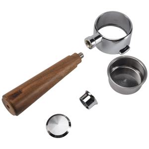 Delonghi ECP3420/EC155/BCO430/EC260 용 포타필터, 보텀리스 포타필터 2 이어 핸들 교체 부품, 51mm