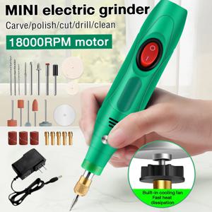 27pcs 미니 드릴 연마 조각사 펜 그라인더 전기 로타리 도구 연삭 기계 소형 가정용 도구 110-240V