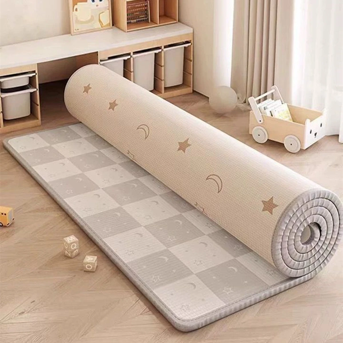 200cm X180cm 무독성 EPE 아기 활동 아기 크롤링 놀이 매트 아기 활동 체육관 룸 매트 게임 매트 어린이 안전 깔개