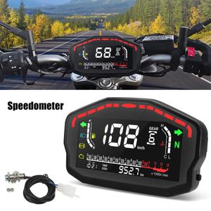 12V 범용 오토바이 LCD 타코미터 아웃 보드 14000rpm 속도계 디스플레이 2,4 실린더 용 Honda For Ducati For Kawasaki