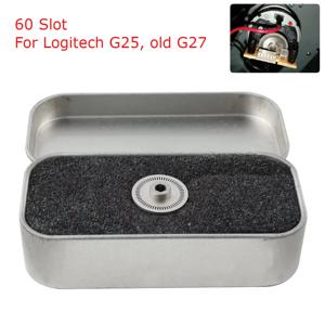 Logitech G25 Old G27 업그레이드용 60 슬롯 시뮬레이터 스티어링 휠 광학 인코더 교체