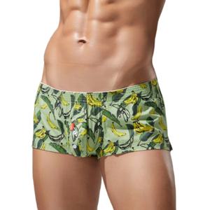 SEOBEAN 새로운 남성 100% 코튼 복서 반바지 남성 속옷 복서 Loungewear 반바지 고품질 속옷 Boxershorts
