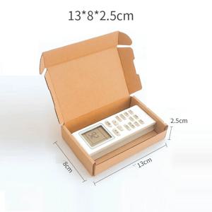 13x8x2.5cm 대형 카톤 골판지 메일러 상자 크래프트 종이 상자 중소 기업 선물 메일 링 포장 비행기 10 개/몫