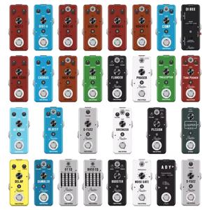 최고의 Rowin 노이즈 게이트 페달 기타 딜레이 코러스 Vibrolo Phaser 플랜저 부스터 이퀄라이저 효과 Fuzz Metal Dist Blues Drive