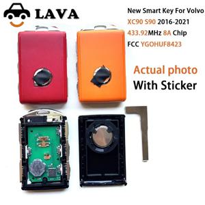 LAVA Key 새로운 스마트 키 PN 32256980   볼보 자동차 키 XC90 S90 2016-2021 열쇠가 없는 이동을 위한 FCC YGOHUF8423 434 MHZ 8A 칩