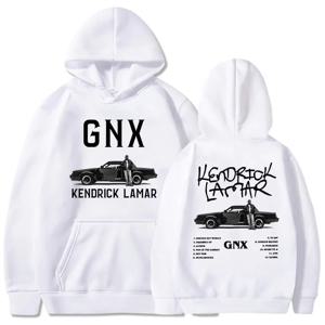 GNX 앨범 2024 인쇄 후드 Kendrick Lamar 랩퍼 록 스타일 스웨터 남여 streetwear 긴 소매 후드 풀오버 남성