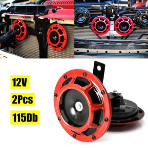 115DB 방수 오토바이 경적 12V Hella 전기 폭발 톤 에어 호른 알람 경고 스피커 자동차 보트 오토바이 2pcs