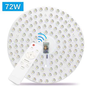 천장 조명 교체 Led 모듈 220V Led 패널 디 밍이 가능한 72W 라운드 Led 라이트 보드 천장 조명에 대 한 에너지 절약 모듈