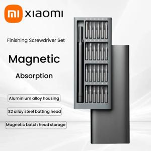 Xiaomi 24 In 1 마무리 스크루 드라이버 세트 24pcs 미니 포켓 자기 흡수 정밀 스크루 드라이버 다기능 수리 도구