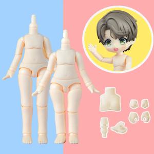 1/12 BJD 인형 바디 Ob11 인형 페니, GSC 헤드, 몰리, Obitsu 11, DIY 인형 액세서리 용 구형 제거 가능 조인트 바디 인형