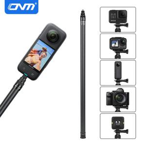 Insta360 X3 / ONE X2 / RS 용 3M 탄소 섬유 셀카 스틱 GoPro Hero 11 10 9 8 DJI OSMO Action 용 알루미늄 합금 셀카 스틱