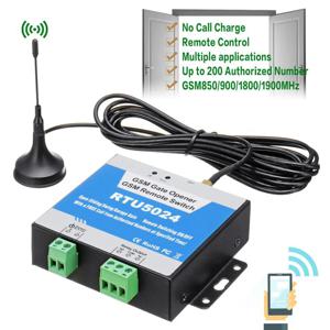 RTU5024 GSM 게이트 오프너 릴레이 스위치 무선 원격 제어 도어 액세스 긴 안테나 무료 통화 850/900/1800/1900MHz 도어 오프너