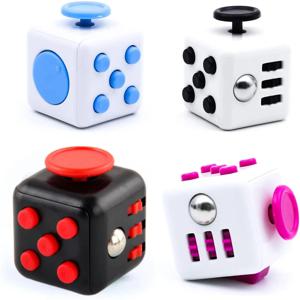 솔리드 컬러 Fidget 감압 주사위 릴리스 스트레스 자폐증 불안 완화 성인 키즈 스트레스 릴리프 안티 스트레스 손가락 끝