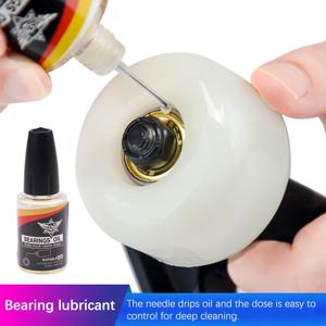 1 병 스케이트 보드 베어링 윤활제 수리 오일 20ml 윤활제 베어링 롤러 스케이트 드리프트 보드 용 윤활유