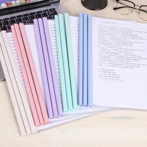 10pcs 22.5x30.5cm A4 투명 문서 슬라이딩 바 파일 폴더 보고서 커버 척추 바 학교 사무용품 액세서리