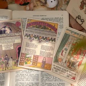 Mr. Paper, 박스형 엽서 시리즈, 크리에이티브 국경 복고풍 텍스트 학생 여행 기념품 메시지 엽서