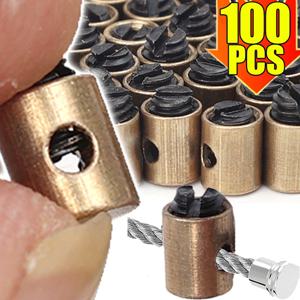 100 ~ 10pcs 오프로드 오토바이 스로틀 케이블 스톱 볼트 케이블 스톱 볼트 핀 50CC-250CC CRF XR BBR KLX 미니 자전거 액세서리