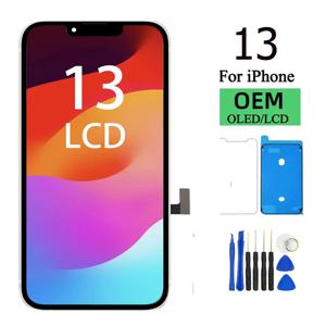 아이폰용 AAA OLED LCD 디스플레이, 3D 터치 스크린 부품 포함, 아이폰 12 미니 13 14 플러스 15 인셀, 12 프로 13 프로 15 프로 맥스 LCD