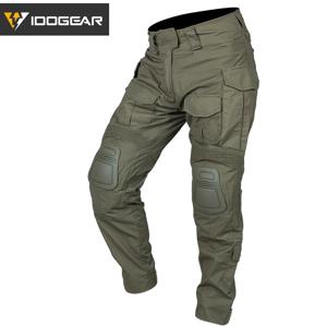 IDOGEAR G3 전투 바지(무릎 패드 포함) 전술 바지 Gen3 Range green Cotton polyster 3201