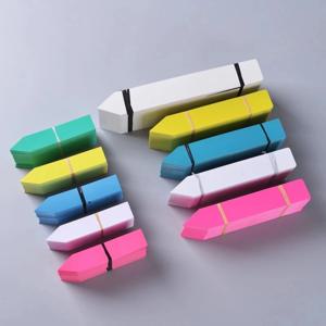 100pcs 정원 식물 레이블 PVC 식물 태그 보육 마커 꽃 냄비 묘목 레이블 트레이 마크 도구 냄비 방수 믹스 색상