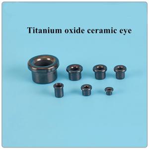 20PCS 티타늄 산화물 세라믹 눈 섬유 권선 기계 마모 방지 도자기 구슬 6.4X6.8X4 마모 방지 자기 구슬