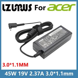 LZUMWS 19V 2.37A 45W 3.0*1.1mm AC 노트북 어댑터 충전기 Acer Aspire S7 S7-392/391 V3-371 A13-045N2A PA-1450-26 ES1-512-P84G