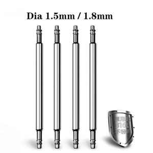 10PCS 직경 1.5mm/1.8mm 스프링 바 스트랩 링크 핀 16mm 18mm 19mm 20mm 21mm 22mm 24mm 26mm 28mm 시계 밴드 스트랩 링크 바