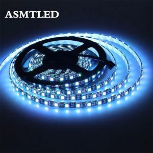LED 스트립 5050 RGB 검정 PCB DC12V 유연한 LED 조명 60LED/m 5050 검정 LED 스트립 RGB/흰색/따뜻한 흰색/파란색/녹색/빨간색