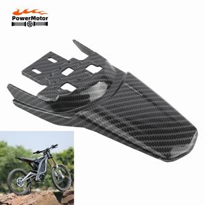 Surron 부품 Ebike 먼지 자전거 프레임 오토바이 펜더 탄소 섬유 Enduro Pitbike 후면 머드 가드 액세서리 Light Bee X S