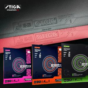 STIGA MANTRA M / H / S 시리즈 탁구 고무 반 끈적 끈적한 여드름 공격형 탁구 고무 미드 및 백 코트용