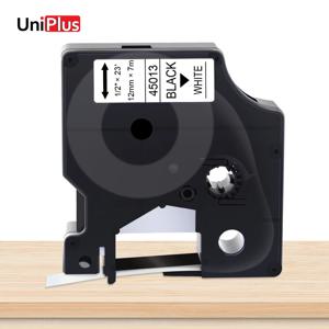 호환 가능한 Dymo 라벨 테이프 12mm Dymo D1 카트리지 45013 45010 40913 Dymo 라벨링 기계 용 LM160 LM280P LM420P 라벨러 6/9mm