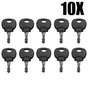 1/6/10 Pcs 점화 키 플랜트 애플리케이션 예비 14607 Jcb Bomag Manitou 트랙터 예비 14607 점화 키 자동차 액세서리